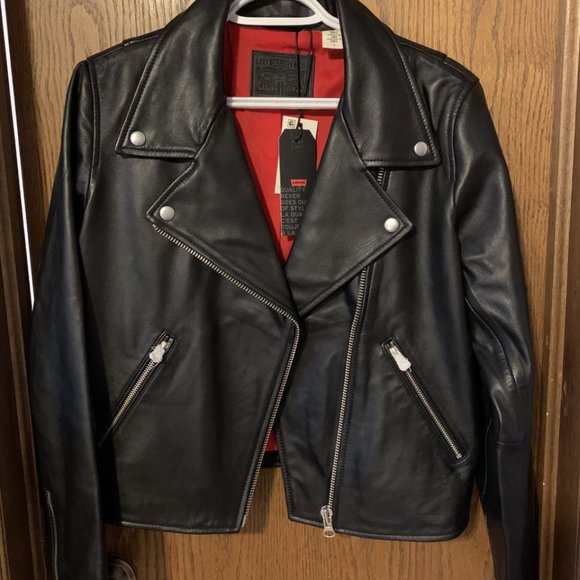 Levis Genuine Leather Moto Jacket - Picture 1 of 2